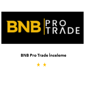 BNB Pro Trade-İnceleme